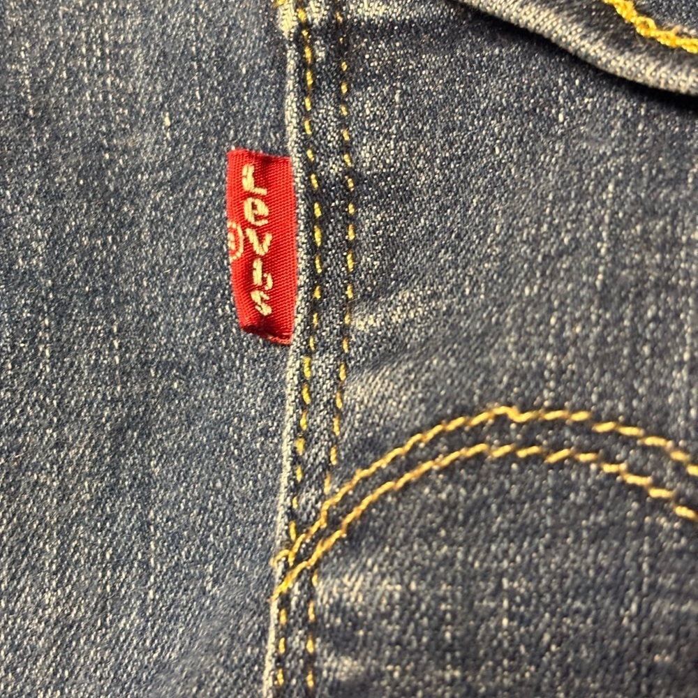 Classic Levi's Women's Dark Blue Mid Rise Skinny Jeans | Size 16 - Picture 5 of 11